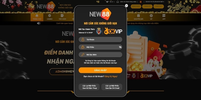 Câu hỏi thường gặp khi tham gia chơi tại New88 3 Những thắc mắc liên quan đến công đoạn đăng nhập New88